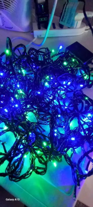 300 Luci LED per albero di Natale multicolor