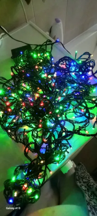 300 Luci LED per albero di Natale multicolor