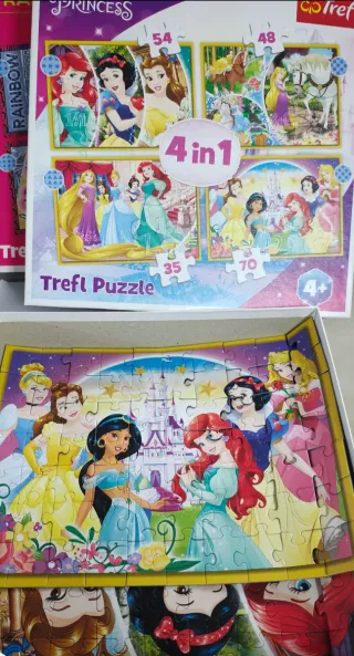 Pack 4 Puzzles Trefl 4 en 1
