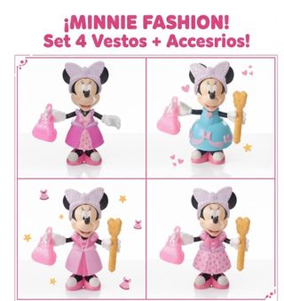Minnie Mouse Fashion Muñeca Vestidos y Accesorios