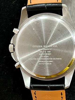 Reloj Citizen Cronógrafo Hombre Esfera Azul