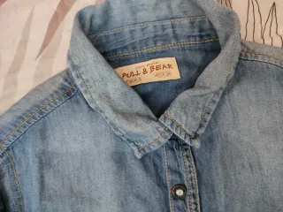 Lote 2 camisas mujer S + pañuelo animal print