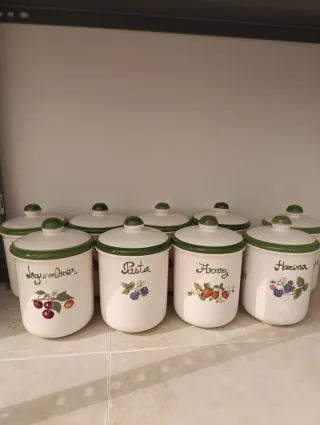 9 Botes de cerámica para cocina