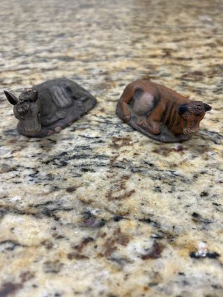 Figuras Belén Antiguas (Tierra Cocida)