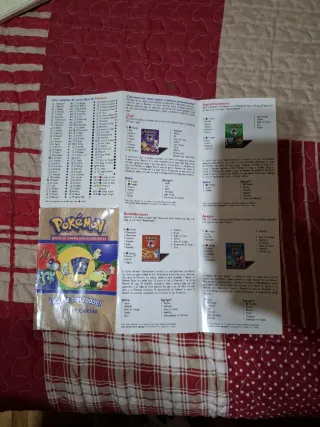 Lista de Cartas Pokémon Juego Intercambiables
