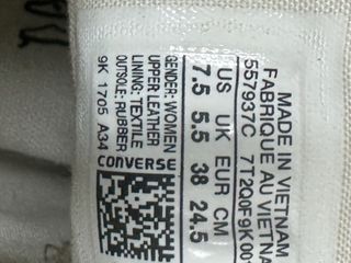 Converse All Star Beige/Oro Tg 38