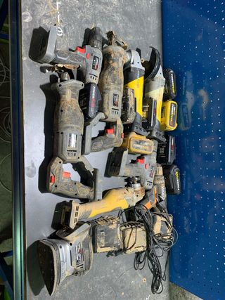 Lote Herramientas Eléctricas: Taladro, Sierras, Li