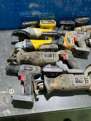 Lote Herramientas Eléctricas: Taladro, Sierras, Li
