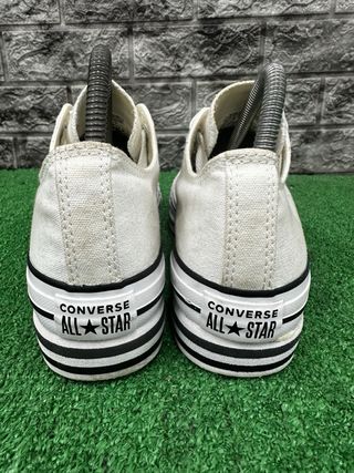 Converse Platform Bianche Tg 37