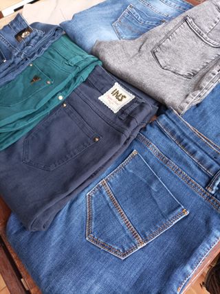 Lote 8 pantalones mujer varias tallas