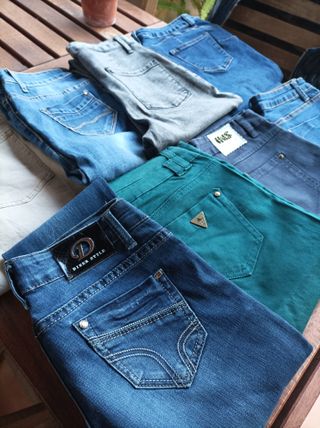 Lote 8 pantalones mujer varias tallas