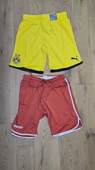 Pantaloncini Puma e Macron