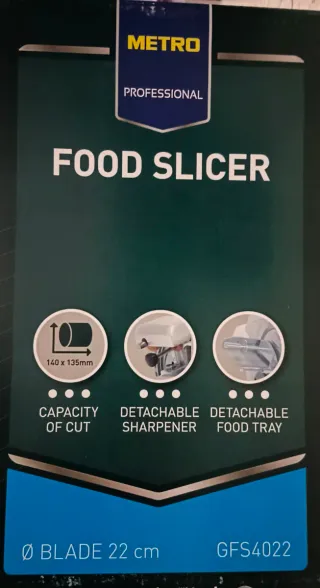 Cortadora de alimentos profesional Metro