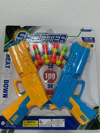 Juego de pistolas de bolas Shooter