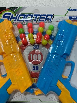 Juego de pistolas de bolas Shooter