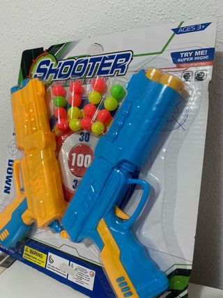 Juego de pistolas de bolas Shooter