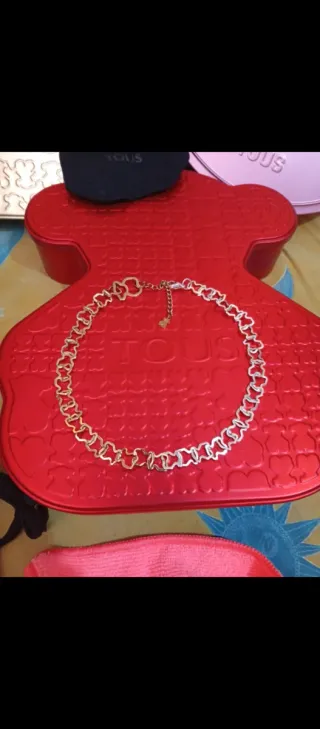 Collar TOUS Original.Carrusel Plata Bañada en Oro