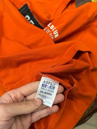 Maglia Aspen Polo Club Arancione Bambino originale