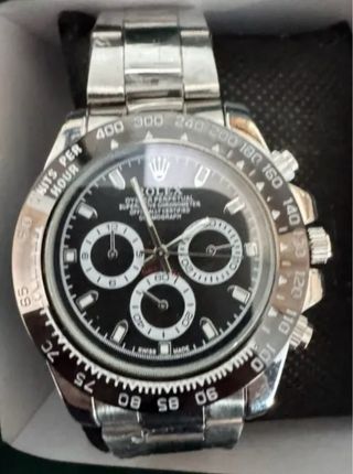 Rolex Daytona Cronógrafo Negro Plata
