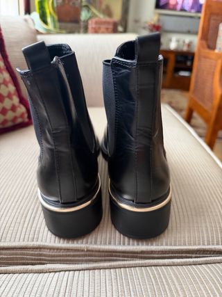 Botines negros de Zara de mujer T39
