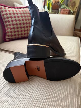 Botines negros de Zara de mujer T39
