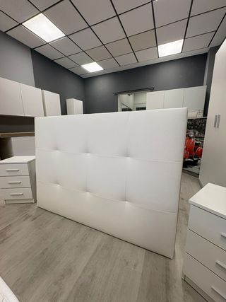 Cabecero Polipiel Blanco