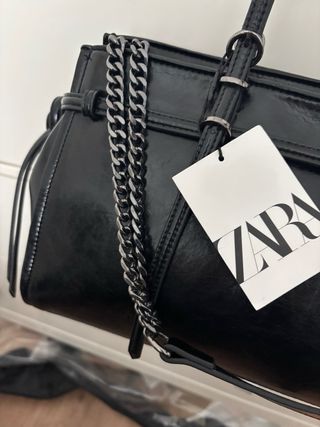 Bolso Negro Zara Nuevo