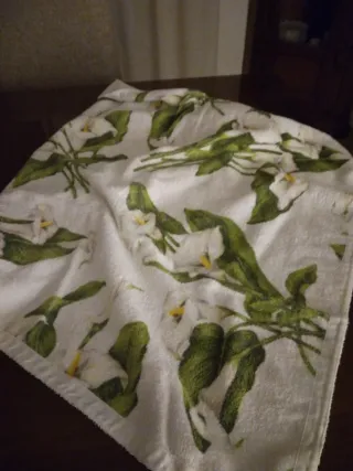 Asciugamano Bottaro con fiori