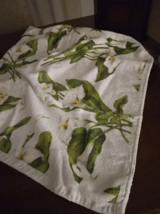 Asciugamano Bottaro con fiori