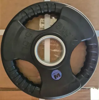 Vendita dischi olimpici 3 prese, 2x 10kg ciascuno