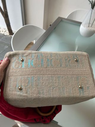 Bolso Carolina Herrera Beige Multicolor