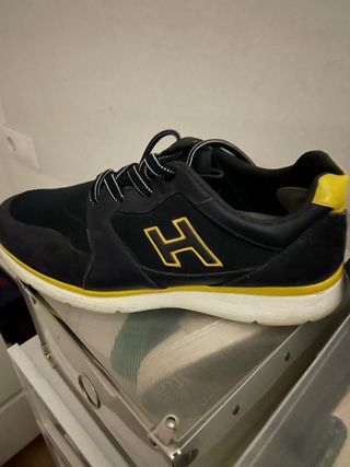 Zapatillas Hogan Hombre Negras y Amarillas