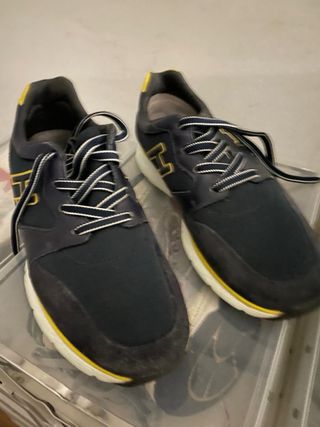 Zapatillas Hogan Hombre Negras y Amarillas