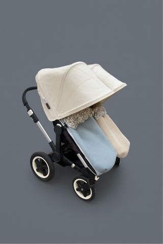 Bugaboo carro gemelar + dos sacos hechos a medida