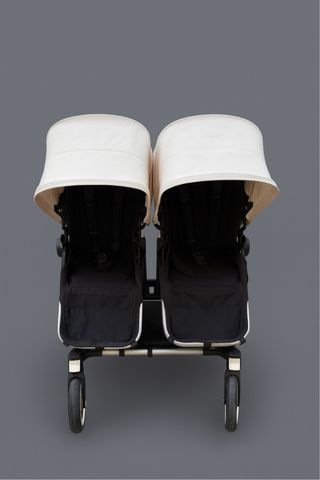 Bugaboo carro gemelar + dos sacos hechos a medida