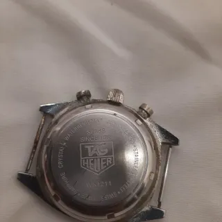 Reloj Heuer Cronógrafo Azul y Plateado automático