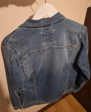 Chaqueta Vaquera Zara Hombre Azul