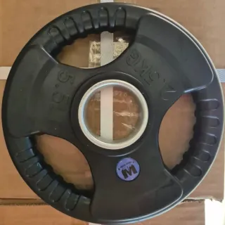 Vendita disco olimpico 3 prese, 1 da 15kg