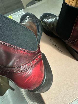 Stivaletti donna pelle tricolore