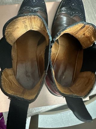 Stivaletti donna pelle tricolore