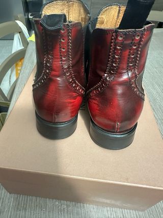 Stivaletti donna pelle tricolore