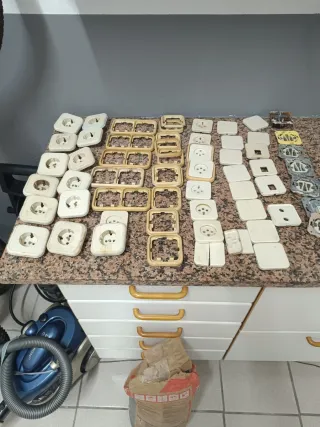 Lote Marcos y Llaves Simon 75 Blanco