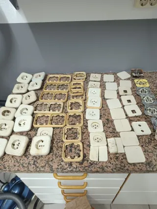 Lote Marcos y Llaves Simon 75 Blanco