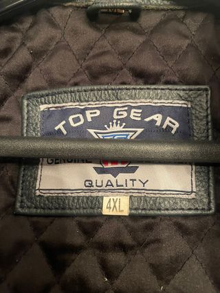 Chaqueta Biker de Piel marcaTop Gear para Red Bull