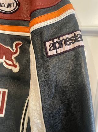 Chaqueta Biker de Piel marcaTop Gear para Red Bull