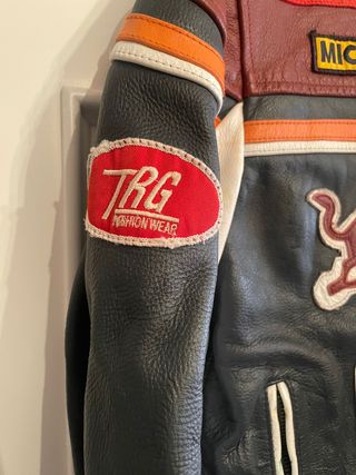 Chaqueta Biker de Piel marcaTop Gear para Red Bull