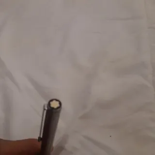 Estilográfico mont blanc plateado