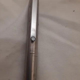 Estilográfico mont blanc plateado