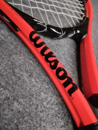 Raqueta Tenis Wilson Federer Roja Talla L3