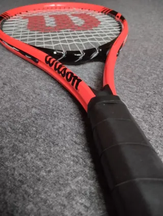 Raqueta Tenis Wilson Federer Roja Talla L3